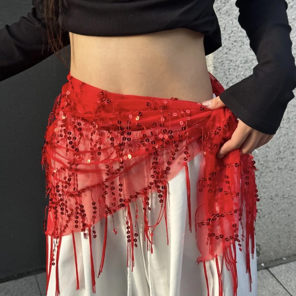 Street Fashion Thailand - Modny pas do tańca brzucha z