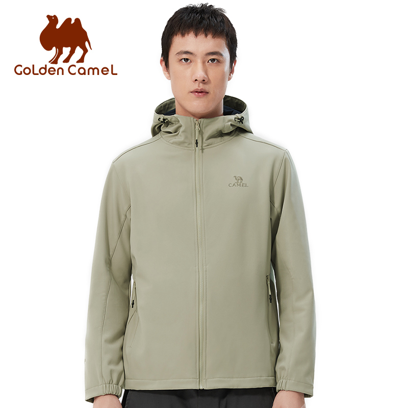 Windbreak Shell Jacket - Kurtki trekkingowe GOLDEN CAMEL dla mężczyzn,