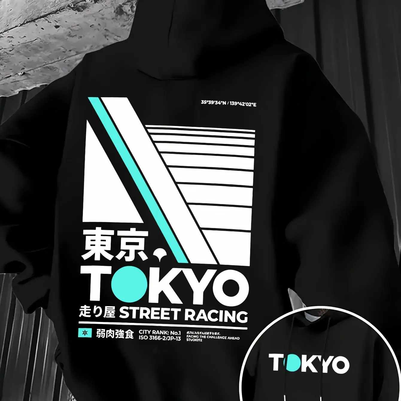 Street Fashion Tokyo - Retro JDM Tokyo Racing dwustronnie nadrukowana