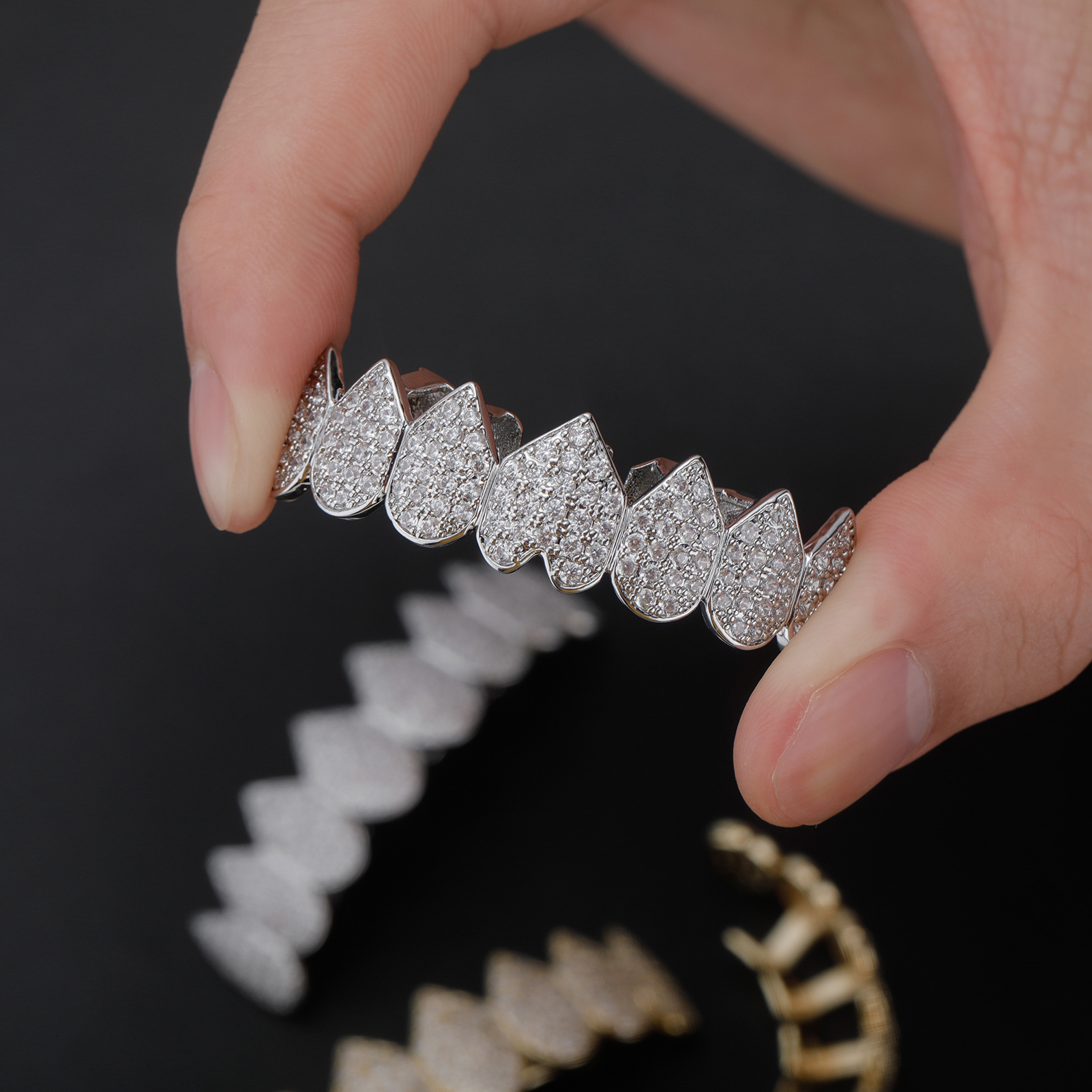 RACHELZ Hip Hop 8/8 Iced Out C – Street Fashion Jewelry recenzja i cena