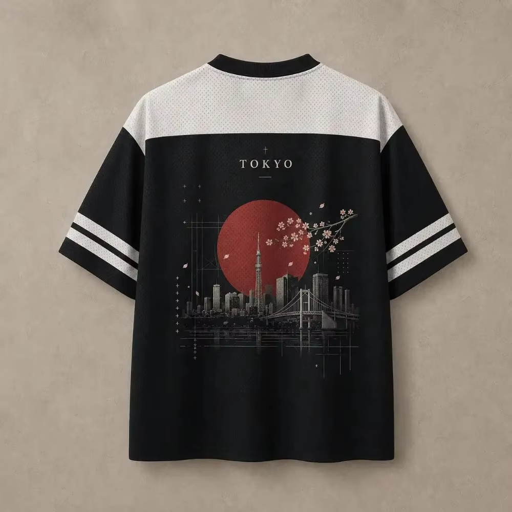 Koszulka męska z dekoltem w se – Street Fashion Tokyo recenzja i cena