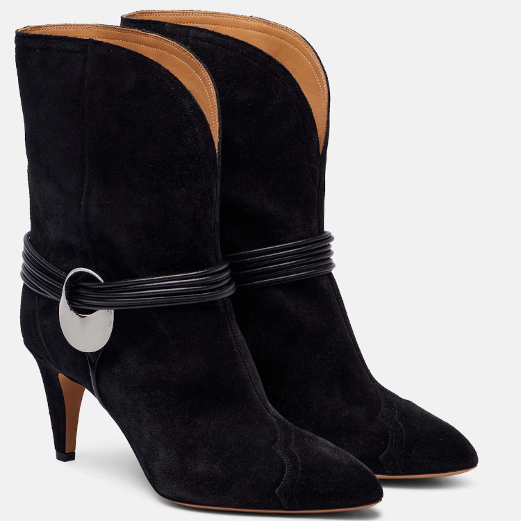 Damskie zamszowe botki western – Street Fashion Look recenzja i cena