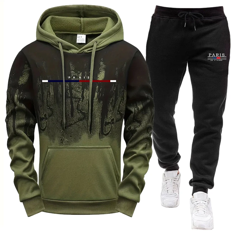 Męski zestaw/bluza z kapturem/ – Street Fashion In Paris recenzja i cena