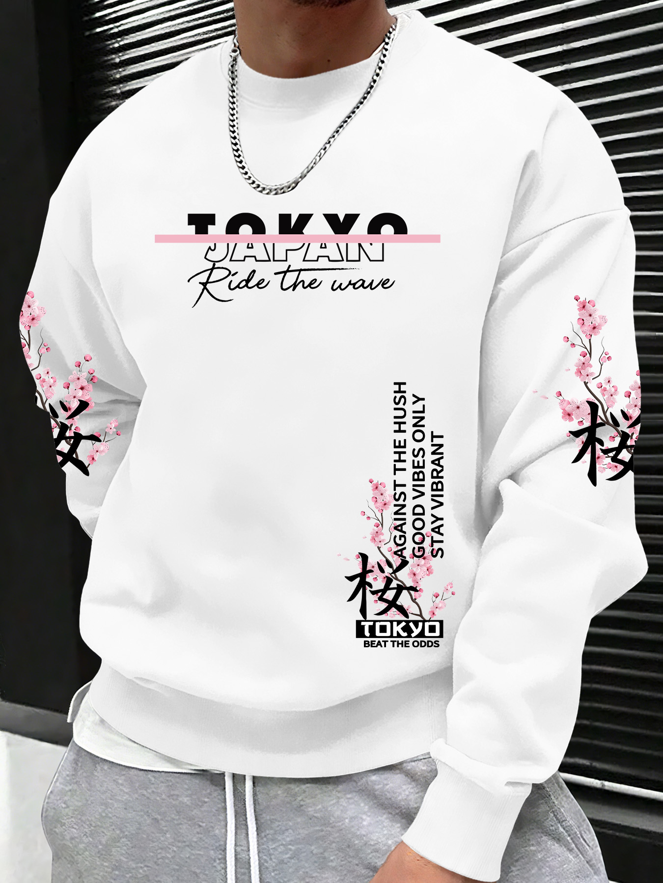 Męska i damska bluza, wzór z m – Street Fashion Tokyo recenzja i cena