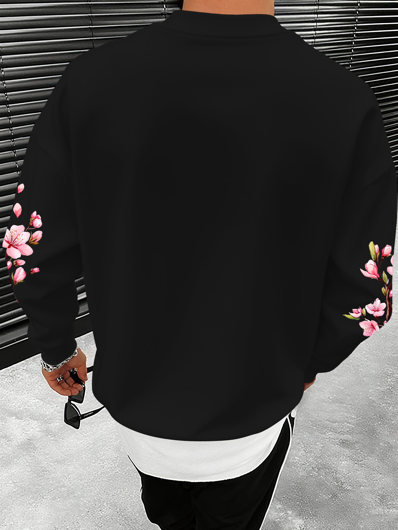 Modna męska bluza z okrągłym d – Street Fashion Tokyo recenzja i cena