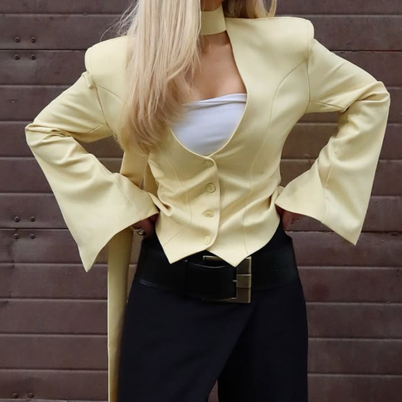 Żakiet damski Tuularose, modny – Street Fashion Look recenzja i cena
