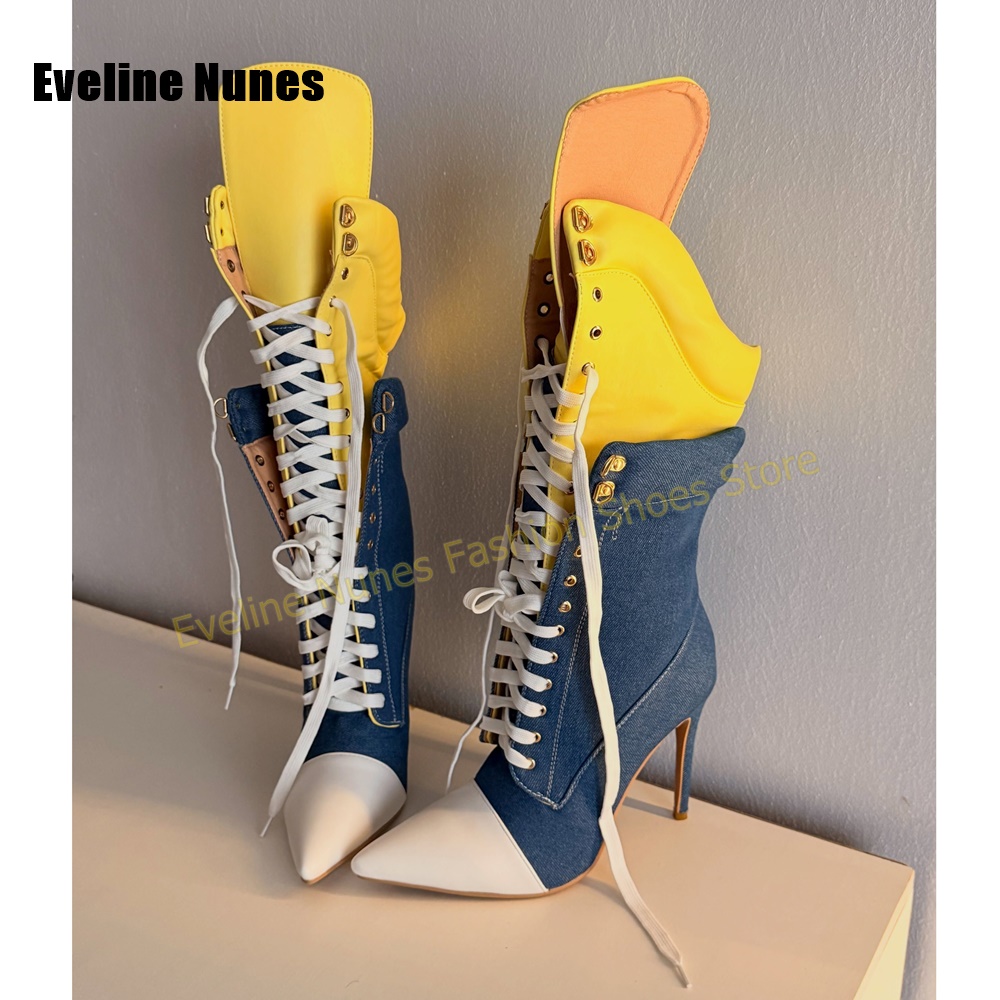 Damskie buty dżinsowe w stylu  – Street Fashion Trends recenzja i cena