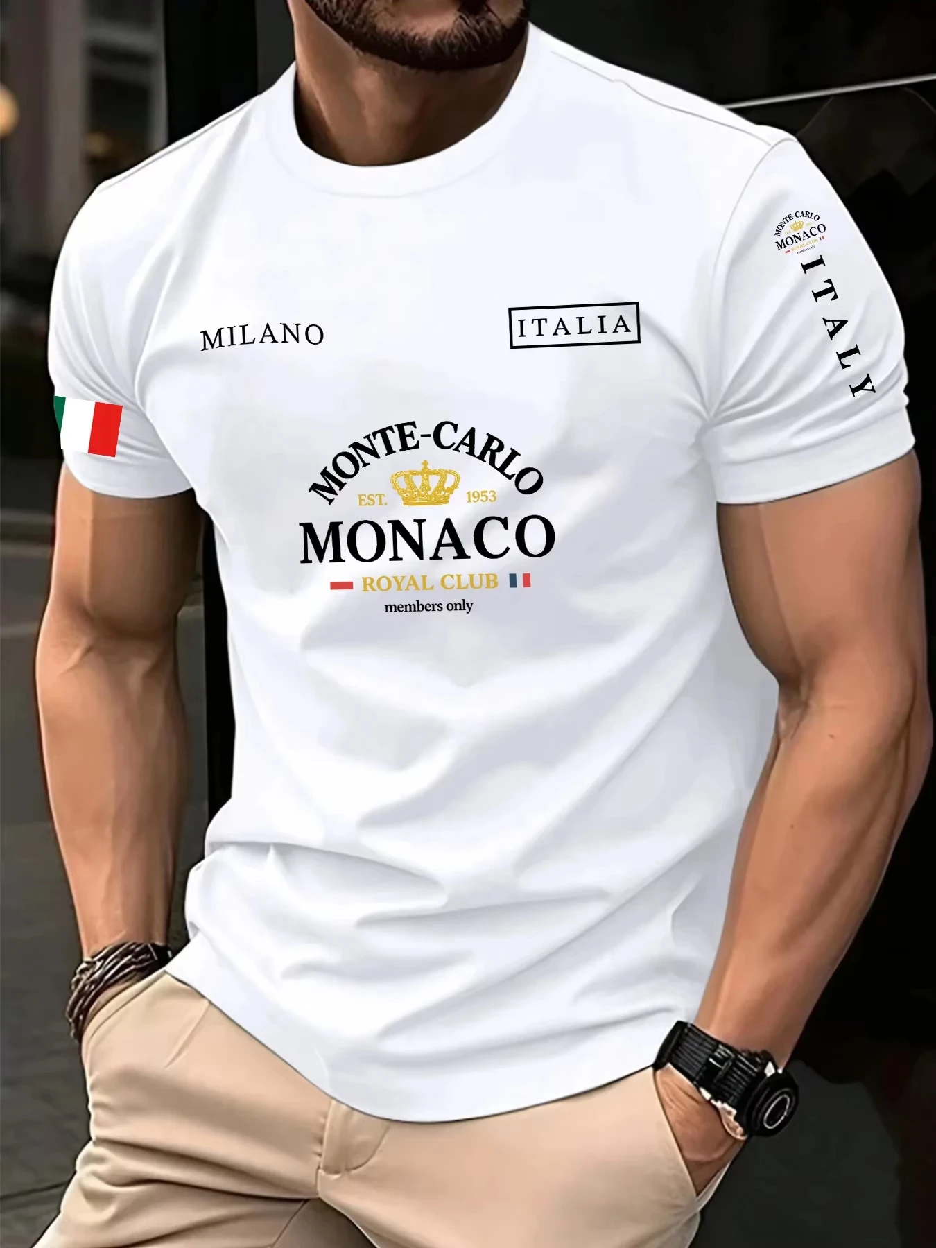 Nowość 2026: Męska koszulka ca – Street Fashion Monaco recenzja i cena