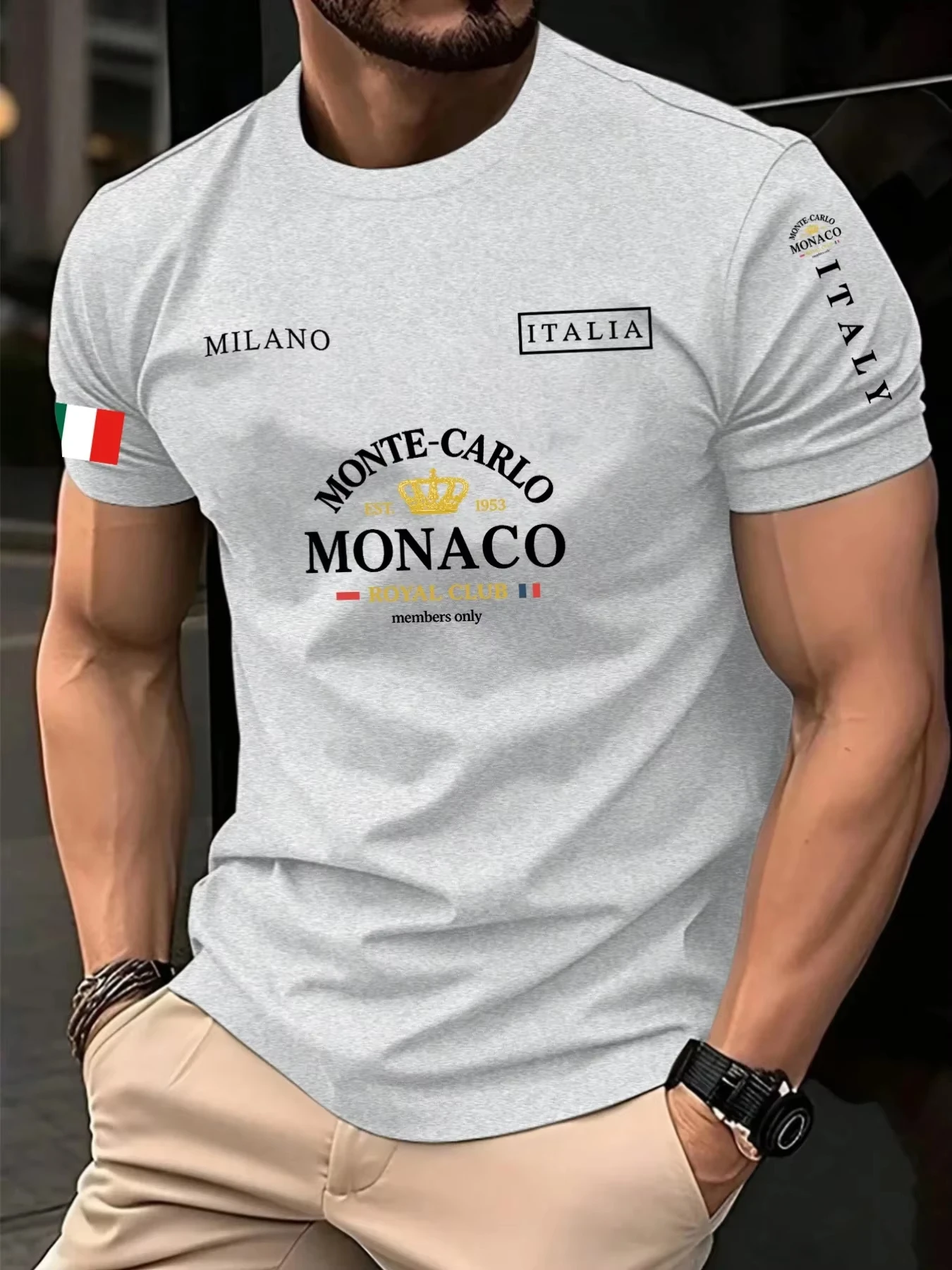 Nowość 2026: Męska koszulka ca – Street Fashion Monaco recenzja i cena