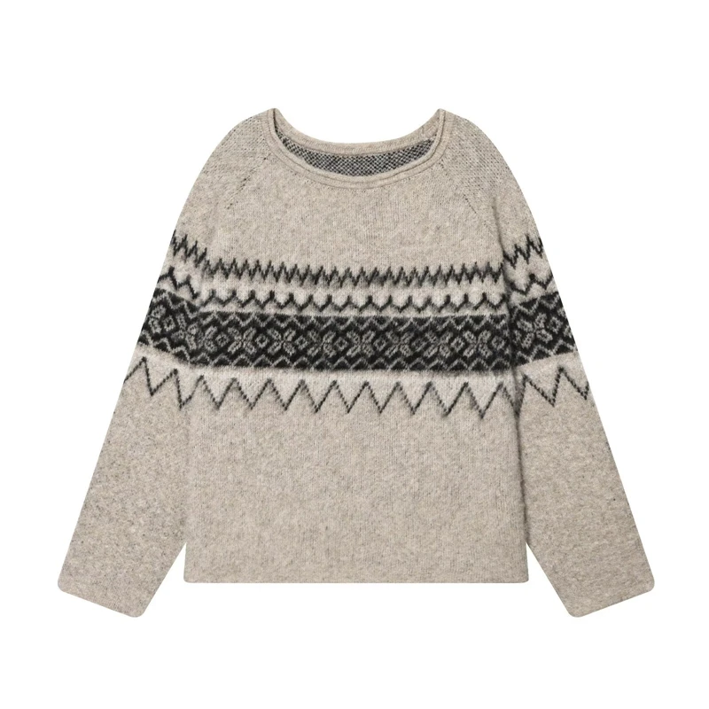 Luźny sweter na jesień i zimę, – Street Fashion Look recenzja i cena