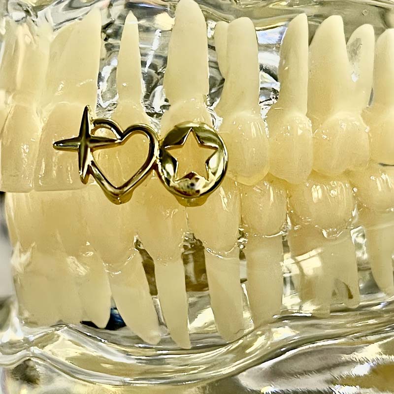 Punk Hip Hop Hollow Heart Teet – Street Fashion Jewelry recenzja i cena