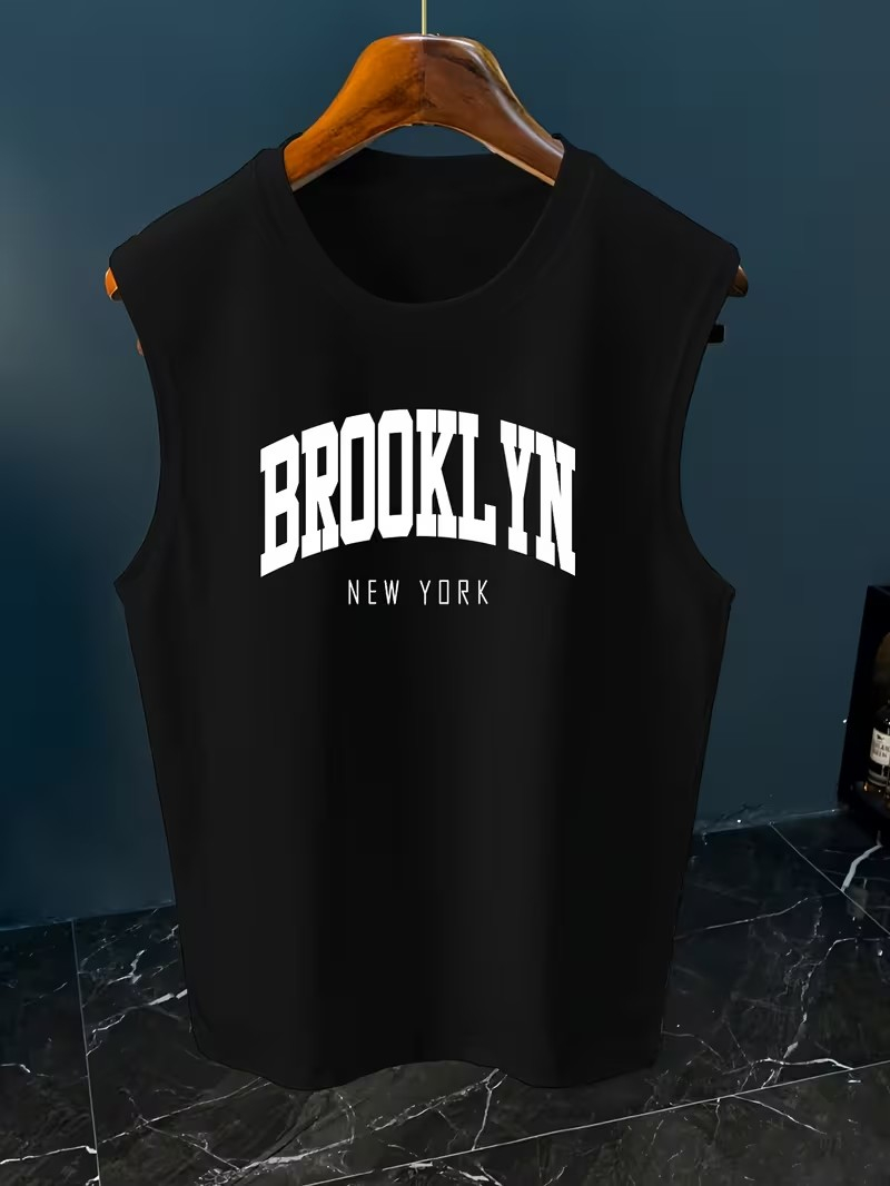 Męski minimalistyczny tank top – Street Fashion In Paris recenzja i cena