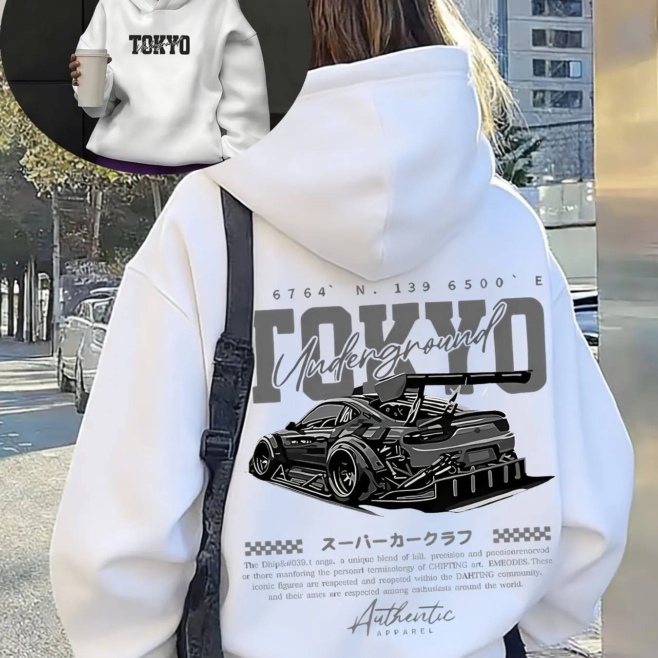 Męska bluza streetwearowa z ka – Street Fashion Tokyo recenzja i cena