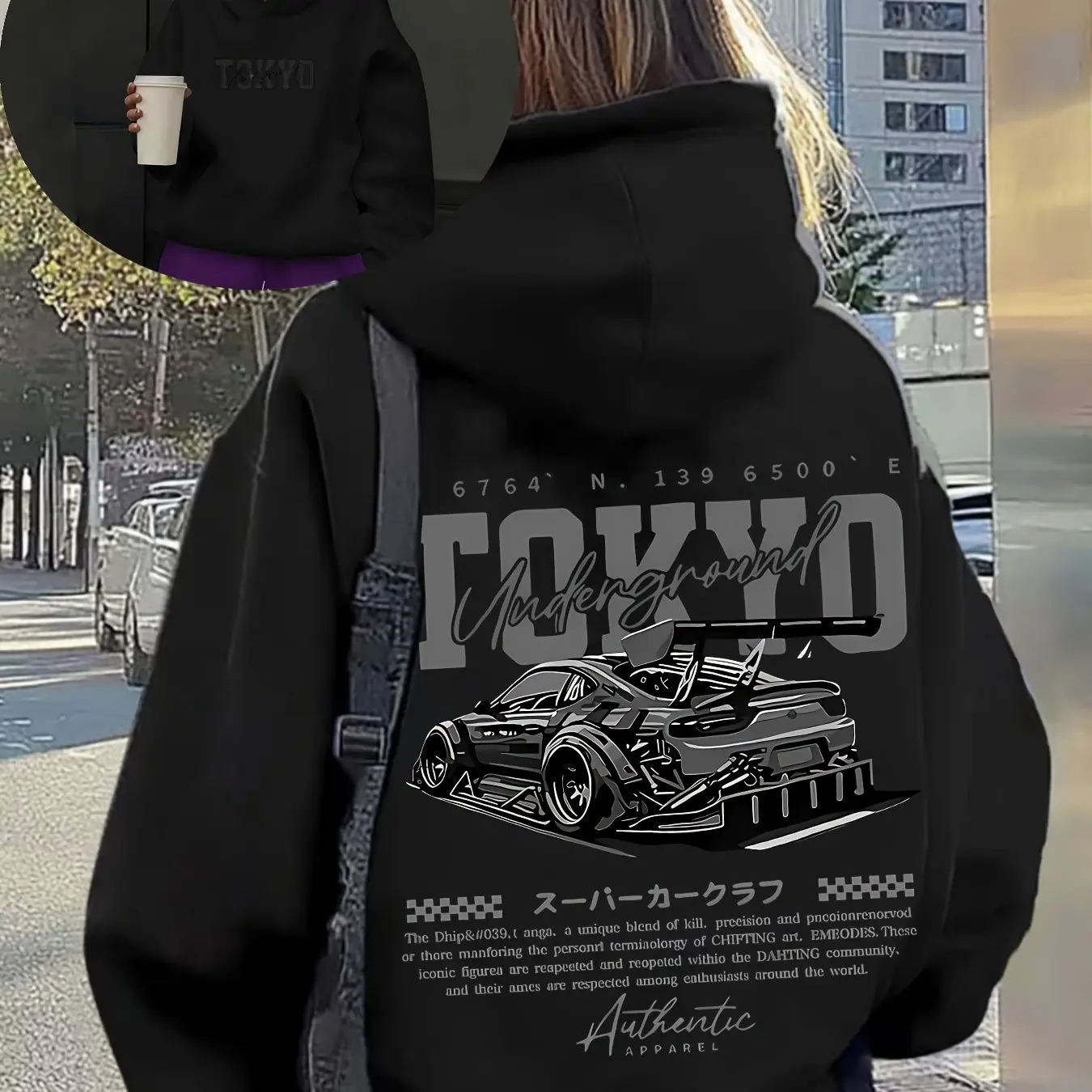 Męska bluza streetwearowa z ka – Street Fashion Tokyo recenzja i cena
