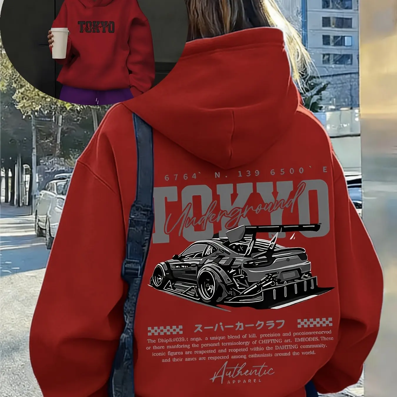 Męska bluza streetwearowa z ka – Street Fashion Tokyo recenzja i cena