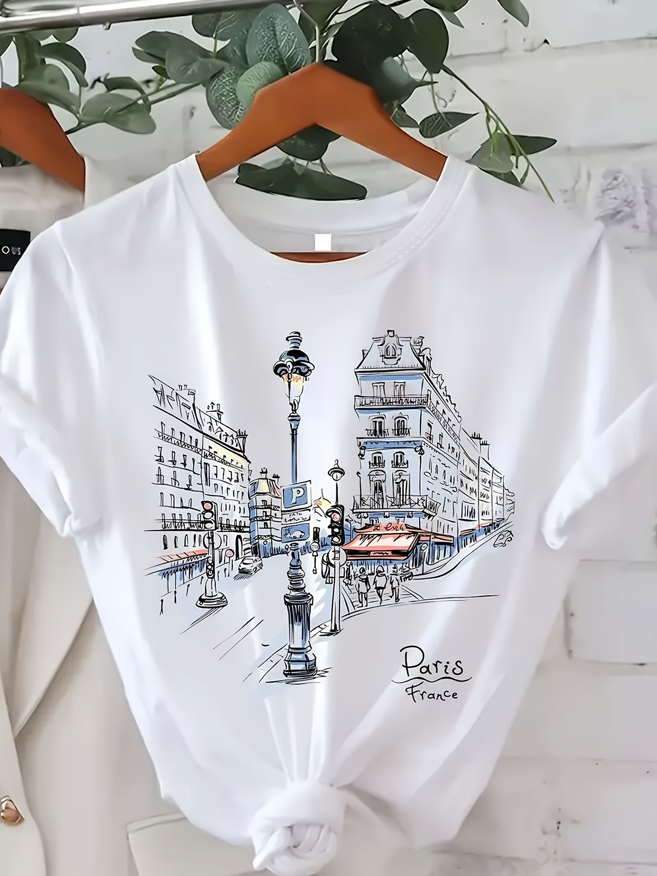 Damska koszulka z nadrukiem ul – Street Fashion In Paris recenzja i cena