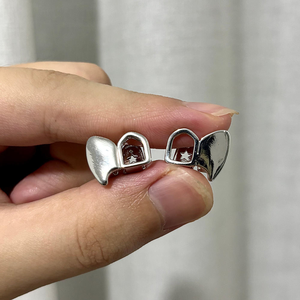 YOUNGX Hip Hop Podwójne, Puste – Street Fashion Jewelry recenzja i cena