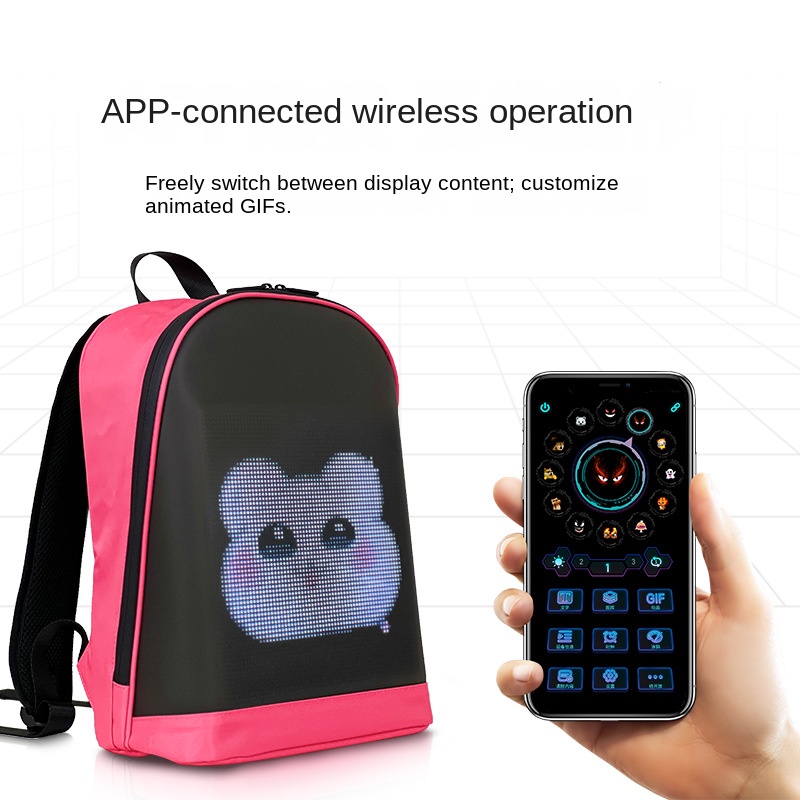 Modne plecaki LED z aplikacją, – Street Fashion App recenzja i cena