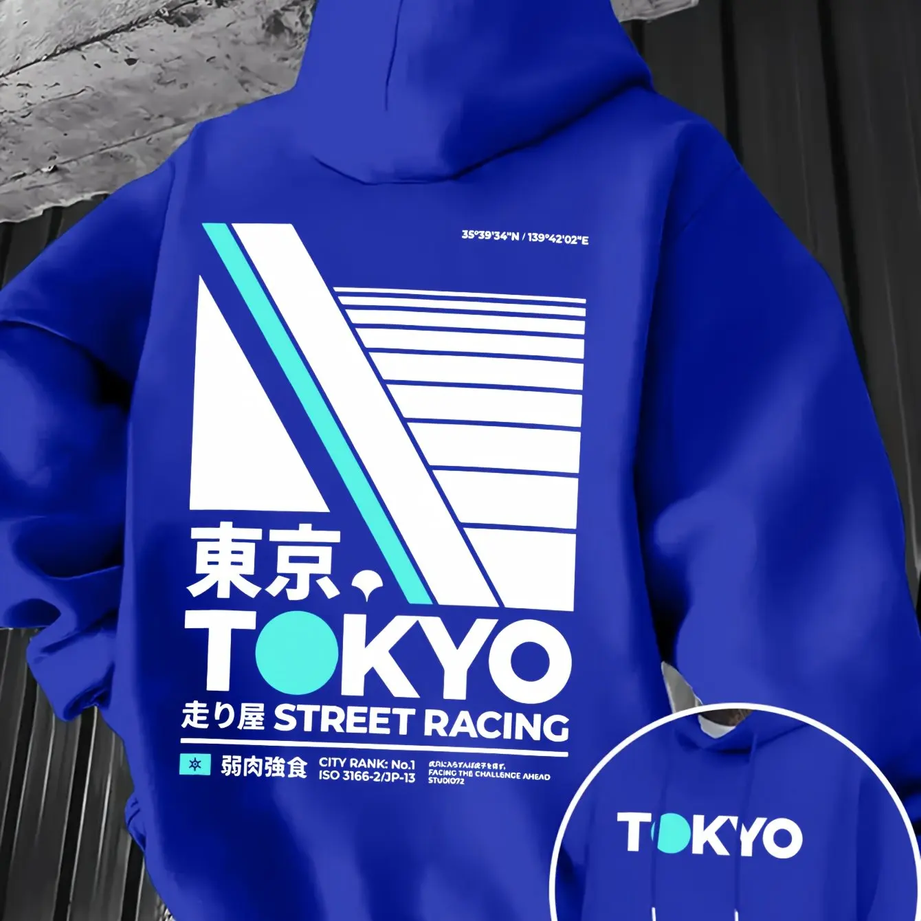 Męska bluza z kapturem Retro J – Street Fashion Tokyo recenzja i cena