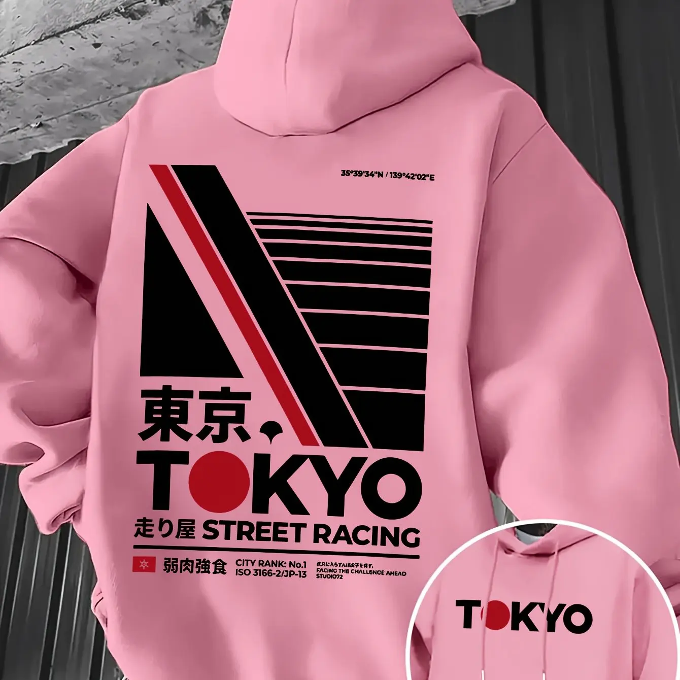 Męska bluza z kapturem Retro J – Street Fashion Tokyo recenzja i cena