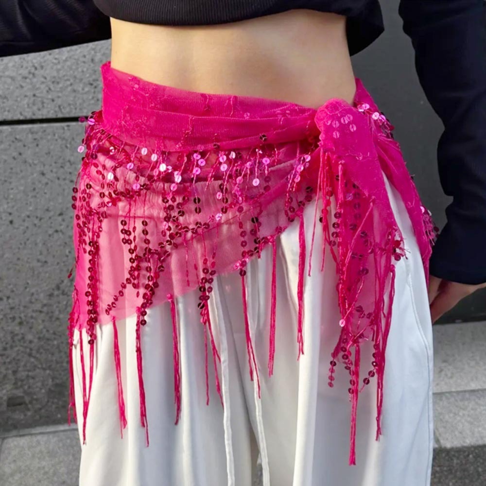 Pasek do tańca brzucha z cekin – Street Fashion Thailand recenzja i cena